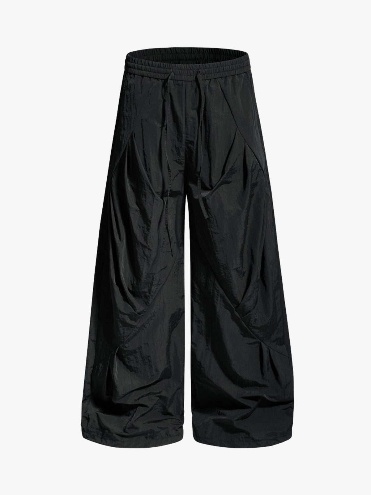 Relaxed Draped Wide Leg Pants