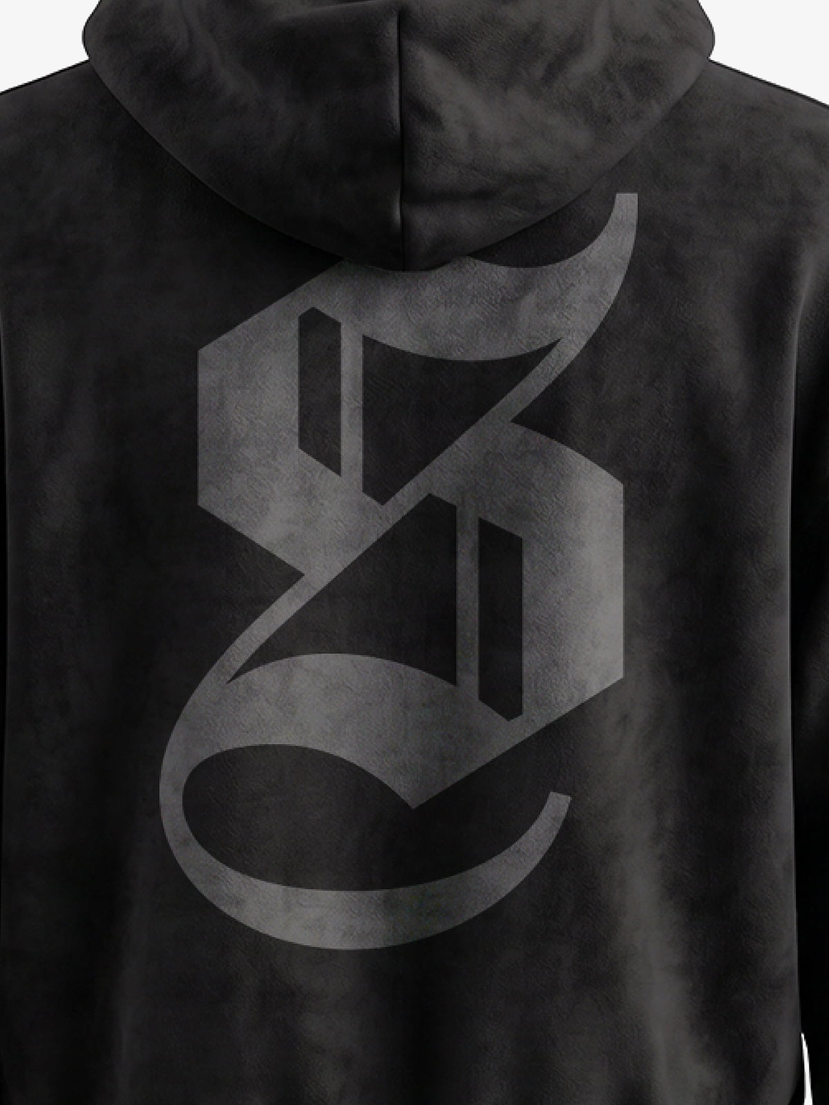 Belt Detail Suede Hoodie