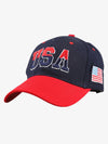 USA Embroidered Two-Tone Baseball Cap