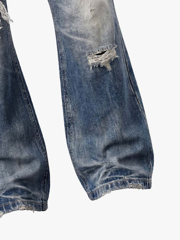 Studded Flag Bootcut Jeans