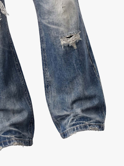 Studded Flag Bootcut Jeans