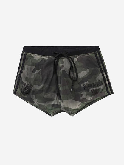 Y2K Graphic Striped Sporty Shorts
