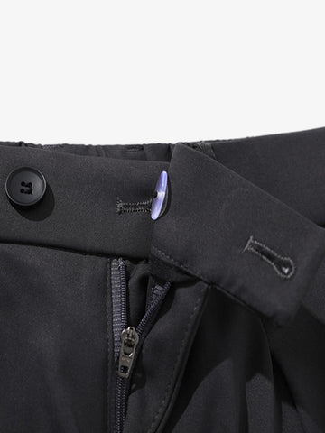 Pleated Drape Bootcut Suit Pants - 2588 