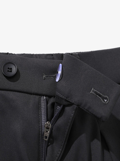 Pleated Drape Bootcut Suit Pants - 2588 