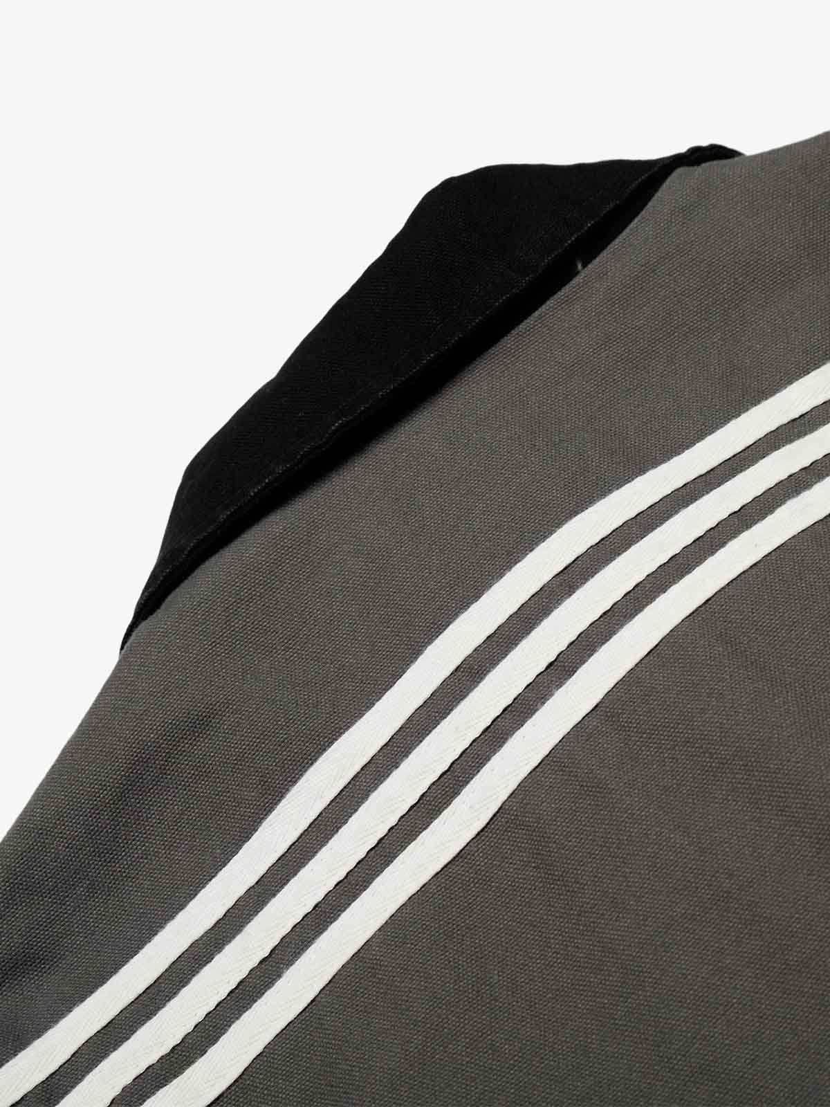Badge Striped Boxy Fit Detroit Jacket