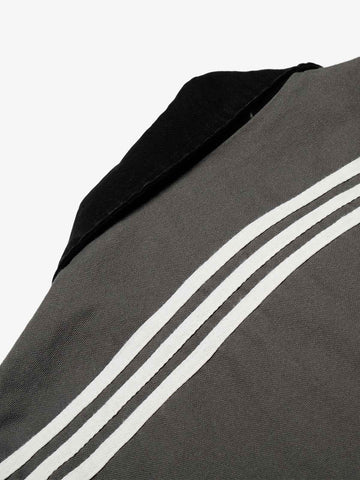 Badge Striped Boxy Fit Detroit Jacket