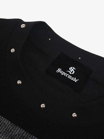 Faceless Portrait Waffle Knit T-Shirt