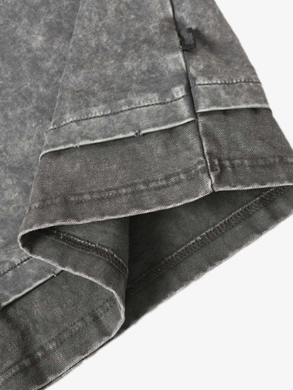 Exposed Seam Washed T Shirt