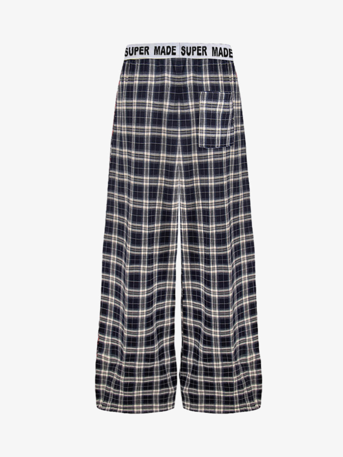 Super Soft Cotton Flannel Pajama Pants – Wide-Leg Plaid Lounge Pants