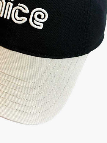Color-Block Nice Letter Baseball Cap