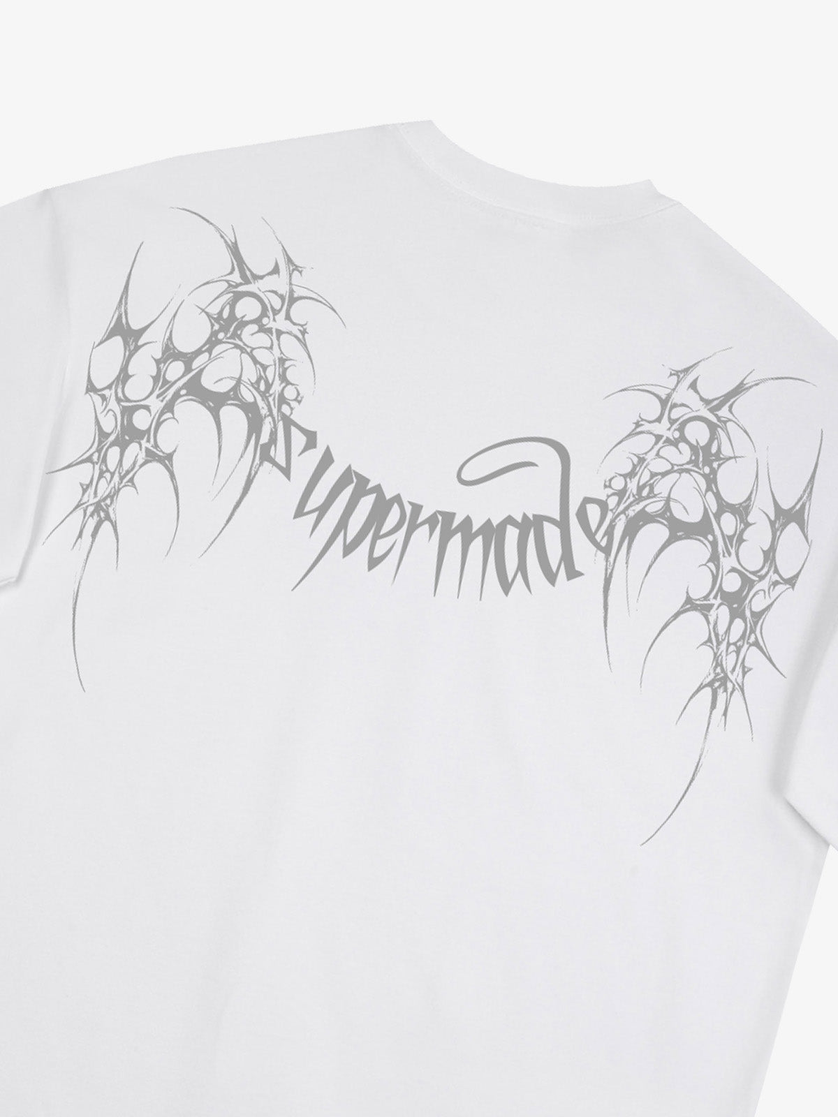 SUPM Gothic Sharp Letter Graphic T-Shirt 