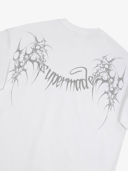 SUPM Gothic Sharp Letter Graphic T-Shirt 