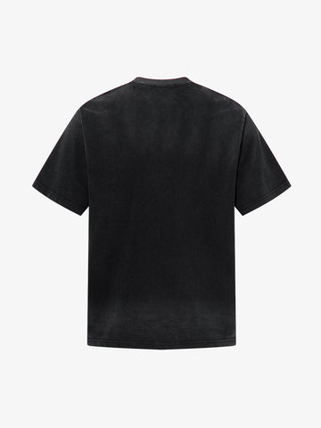 Grunge Faded Photo Print T Shirt