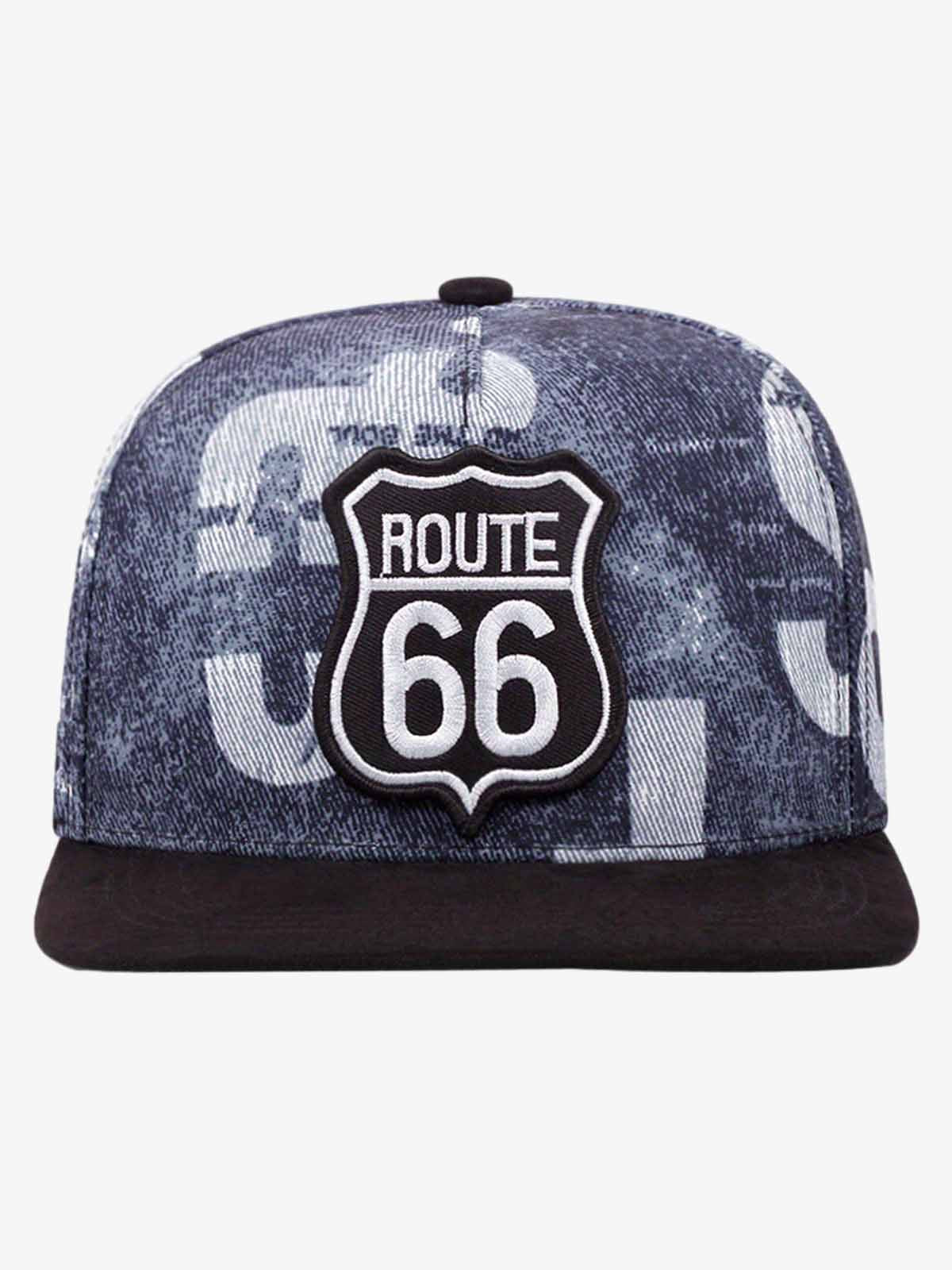 Route 66 Embroidered Snapback Hat