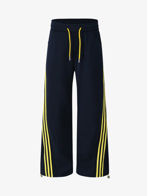 Striped Loose Drape Pants 
