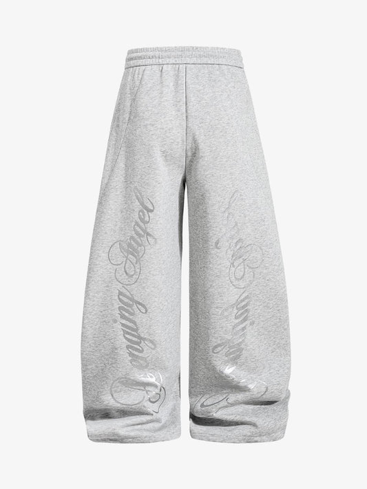 Detachable Accessory Printed Casual Sweatpants 