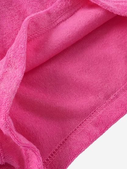 Terry Cloth Hibiscus Sporty Shorts