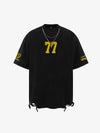Detachable Chain Necklace Casual T-Shirt