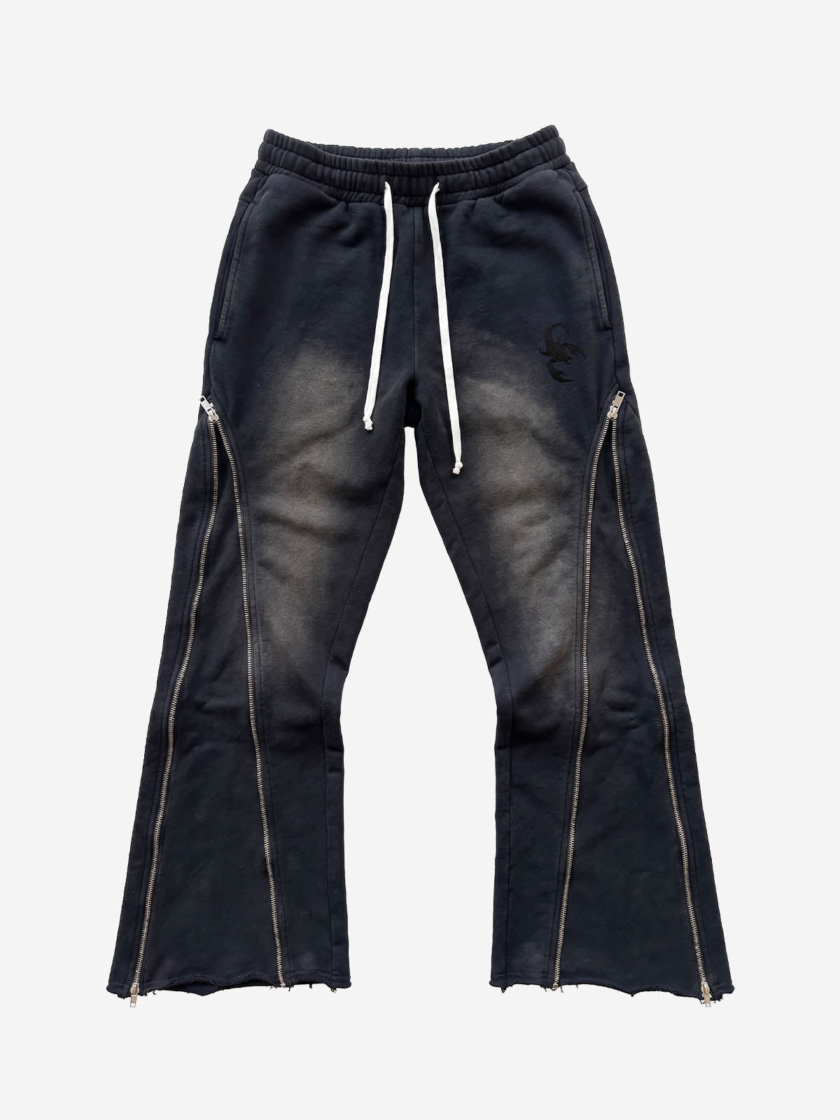 Side Zipper Deformable Pants