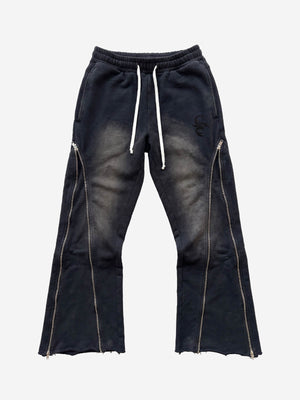 Side Zipper Deformable Pants
