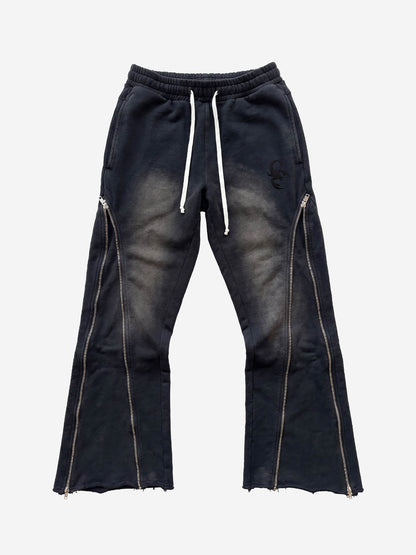 Side Zipper Deformable Pants