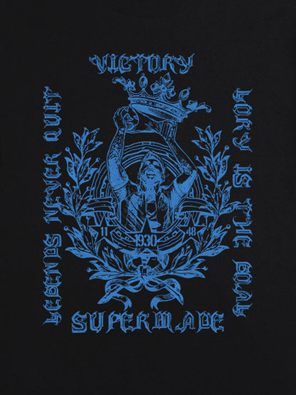 Gothic Victory Statue Graphic T-Shirt 