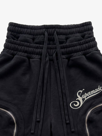 Double Waist Cargo Shorts