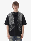 3D Trompe L’Oeil Graphic Short Sleeve T-Shirt - 2610 