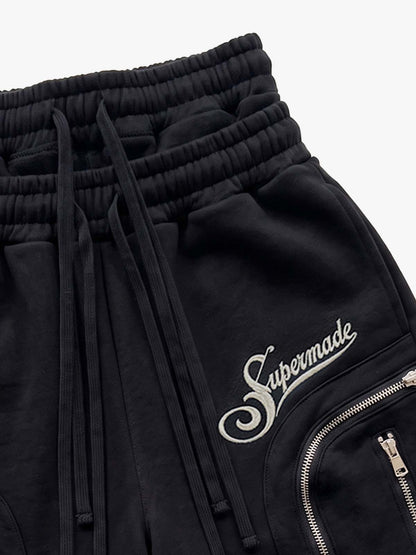 Double Waist Cargo Shorts