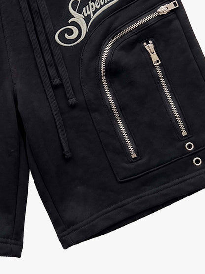 Double Waist Cargo Shorts