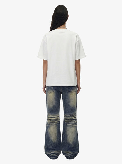 3D Trompe L’Oeil Graphic Short Sleeve T-Shirt - 2610 