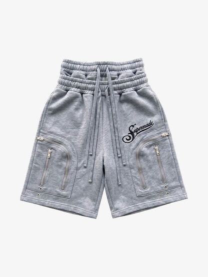 Double Waist Cargo Shorts