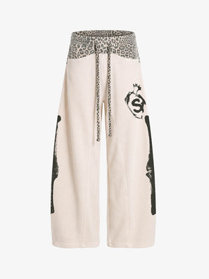 Skeleton Graphic Sleeveless Top and Pants Set - 2628 