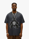 Spiked Bear Graphic T-Shirt 