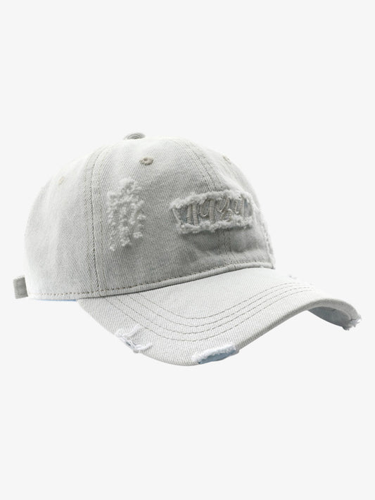 1989 Embroidery Distressed Denim Baseball Cap 