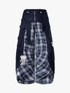 Deconstructed Cyber-Grunge Patchwork Denim Jeans