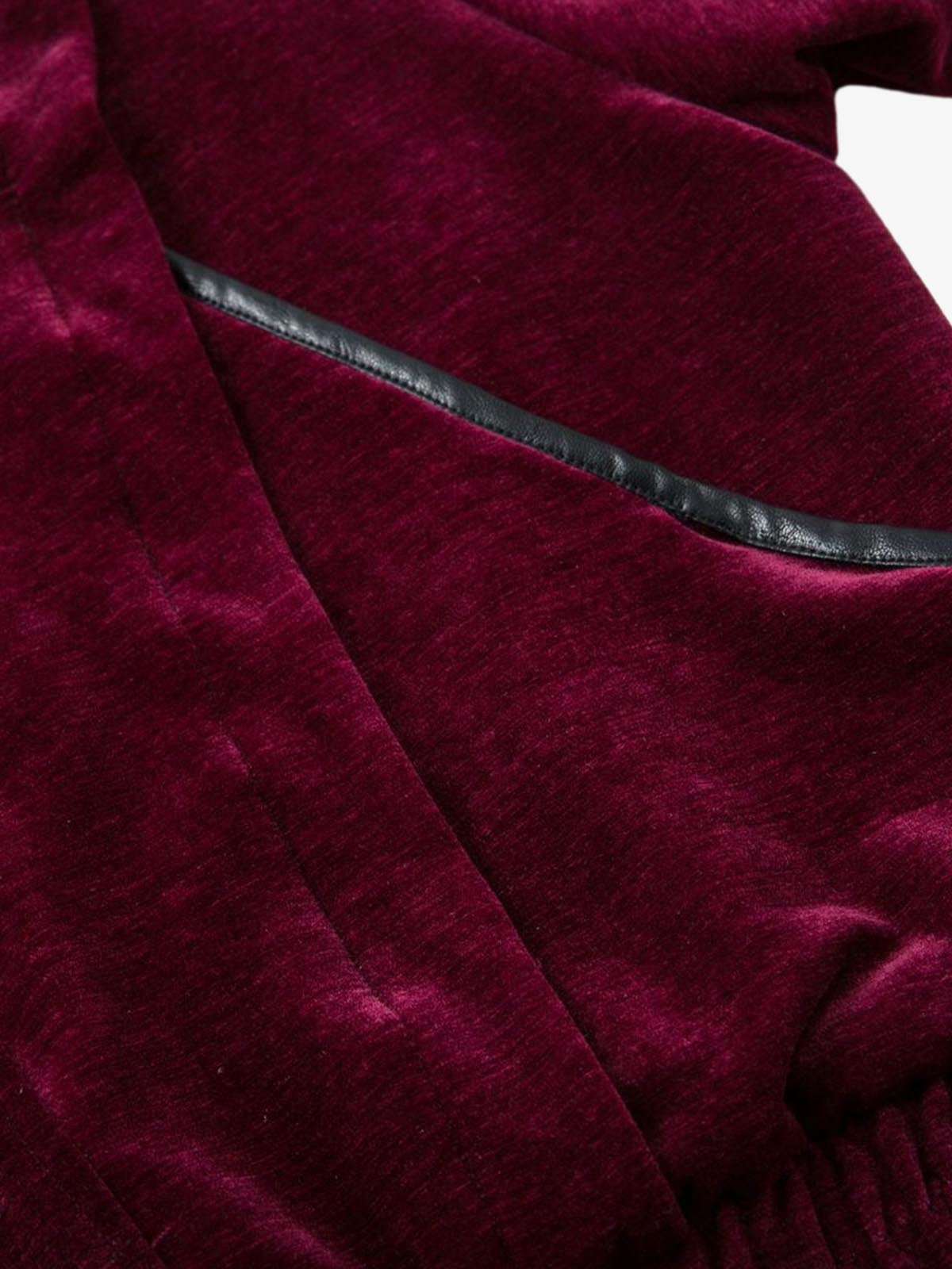 Retro Velvet Luxury Lapel Jacket 