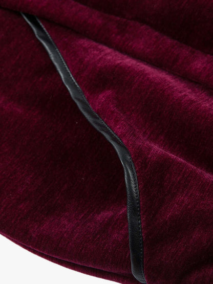 Retro Velvet Luxury Lapel Jacket 