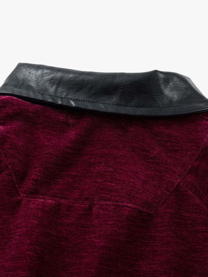 Retro Velvet Luxury Lapel Jacket 