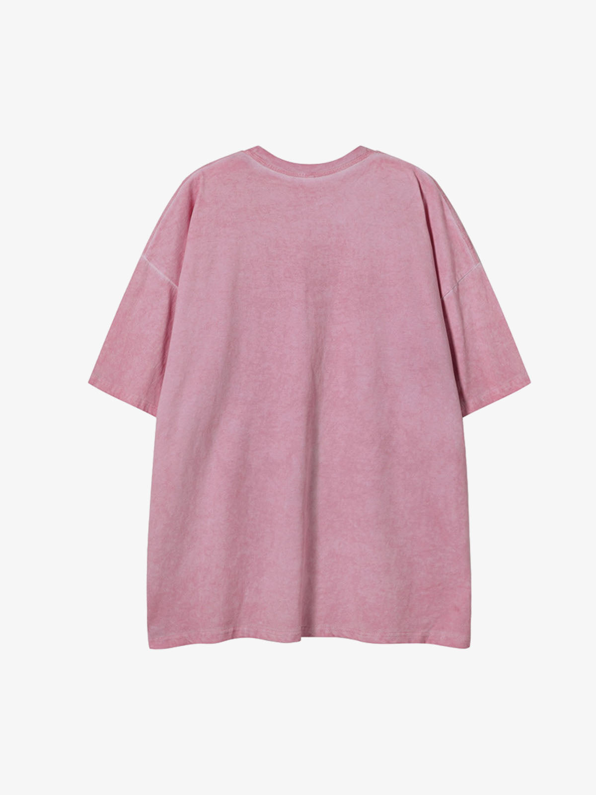 Acid Wash Figure Graphic Oversized T-Shirt