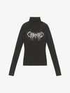 Dark Style Printed Slim Mesh Long Sleeves T-Shirt 