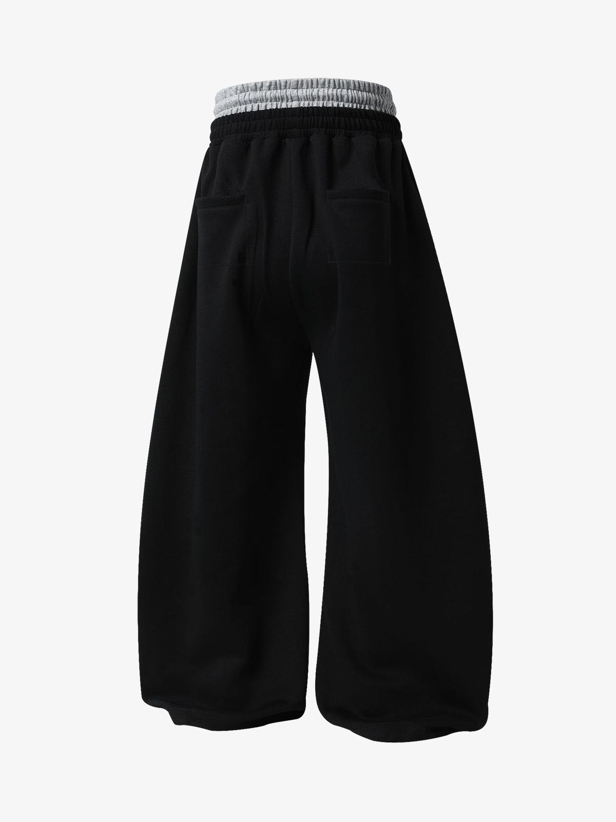 Double-Waisted Ruched Sweatpants 