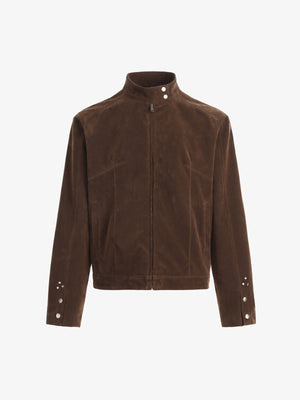 Suede Harrington Jacket