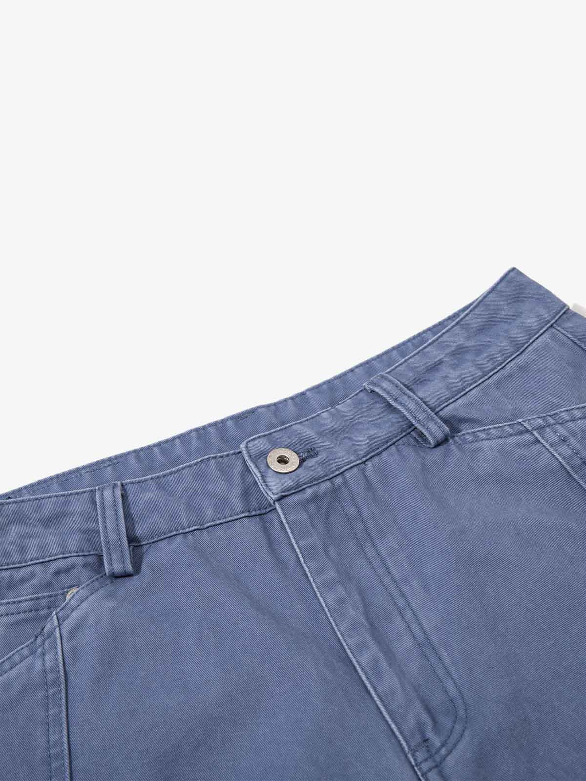 Embroidered Star Curved Seam Pants