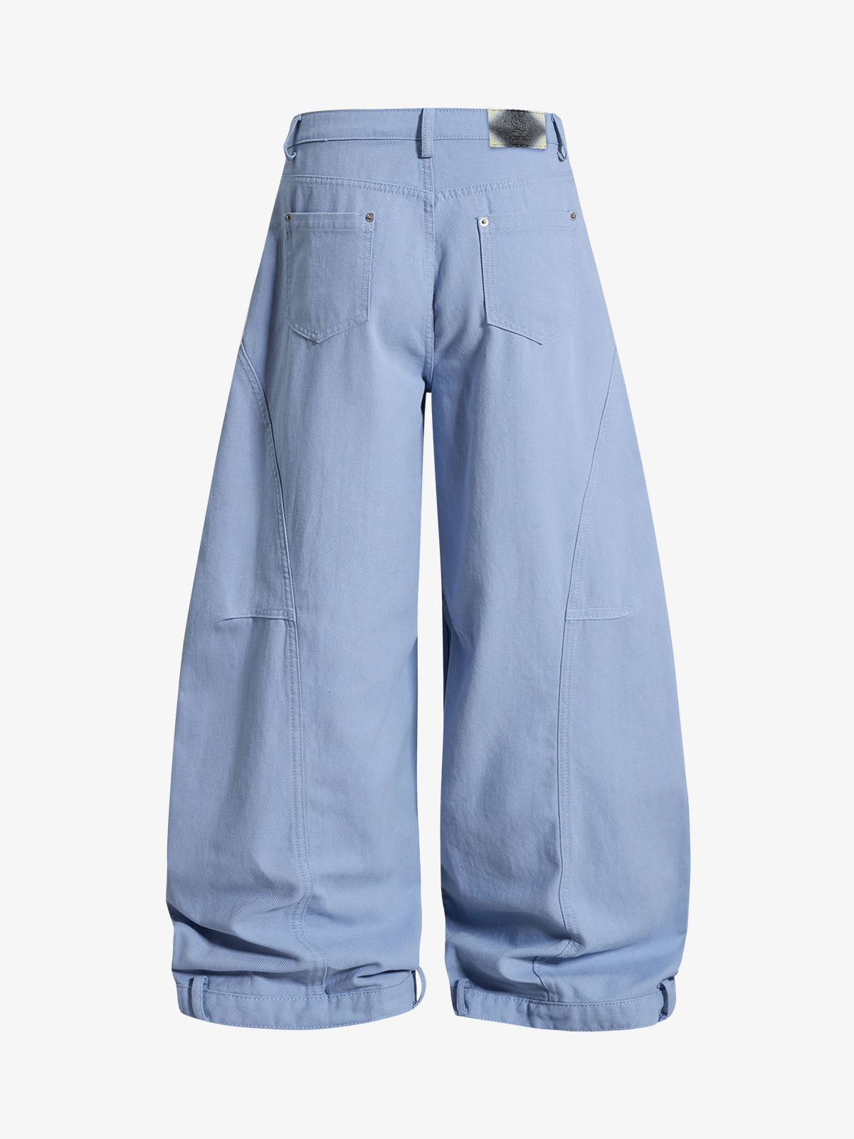 Deconstructed Multi-Waist Pants