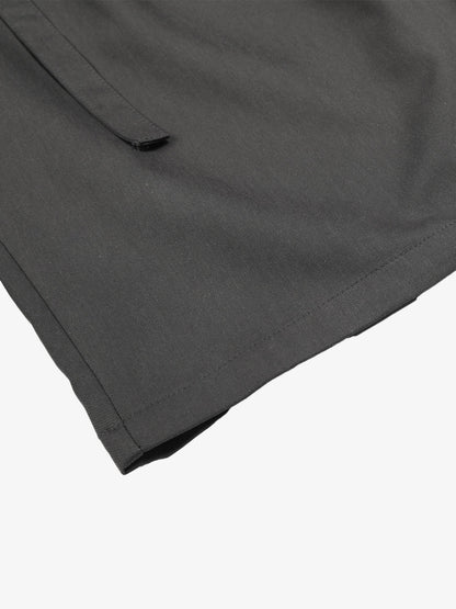 Industrial Pleated Wide-Leg Sartorial Shorts