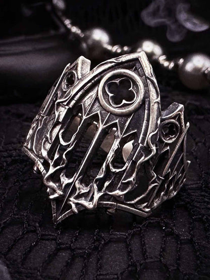 Gothic Armor Open Ring Adjustable 