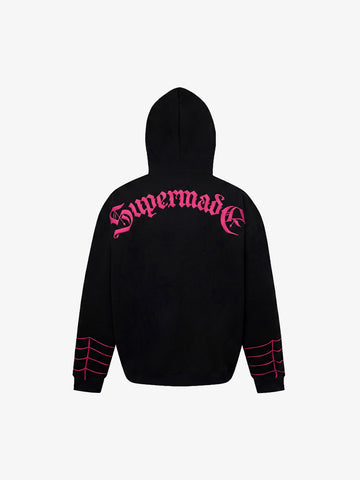 Spider Graphic Zip Hoodie