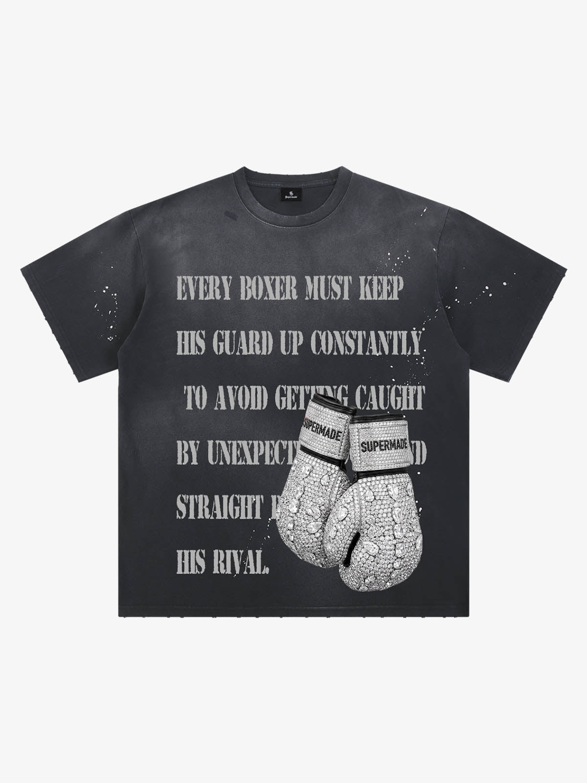 Rhinestone Boxing Glove Tee