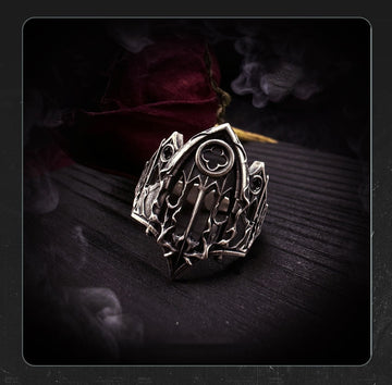 Gothic Armor Open Ring Adjustable 
